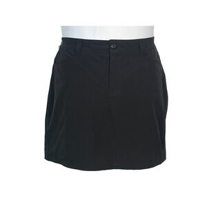 Eddie Bauer Sz 10 Adventurer 2.0 Mini Skirt with Shorts Underneath 17"L Black